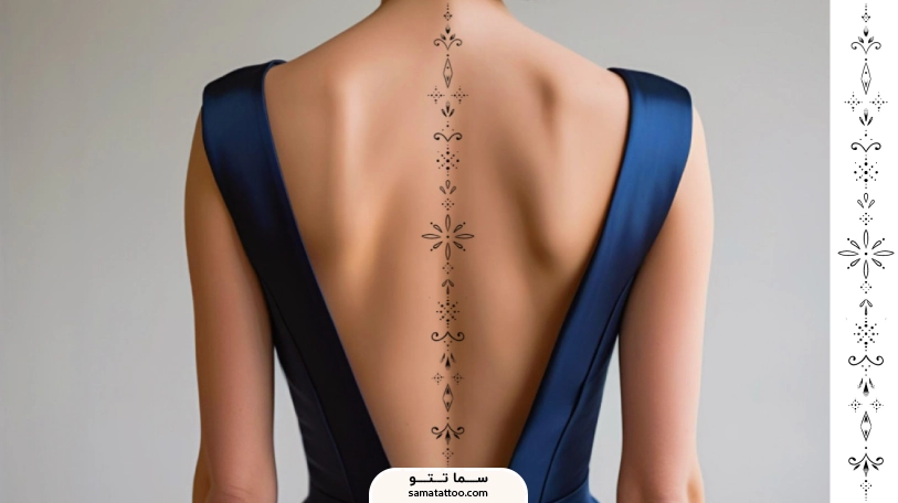 تتو کمر طرح سنتی