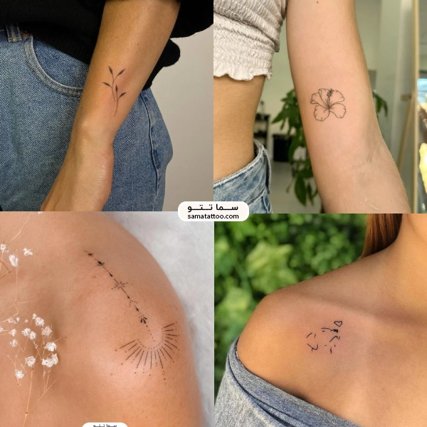 ایده تتو مینیمال دخترانه