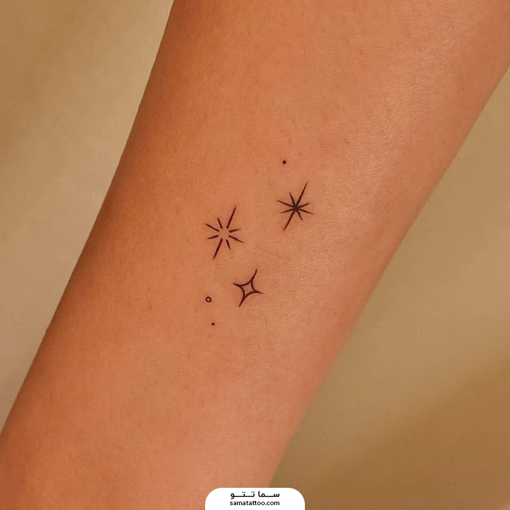 تتو مینیمال ستاره