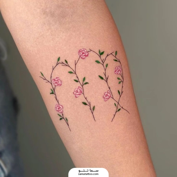 تتو رنگی virgo