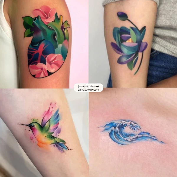 تتو های رنگی