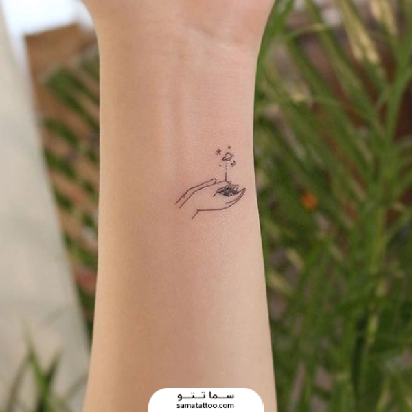 تتو مینیمال طبیعت 