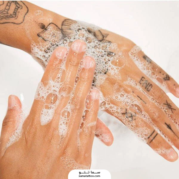 شستشو تتو و مراقبت های تتو