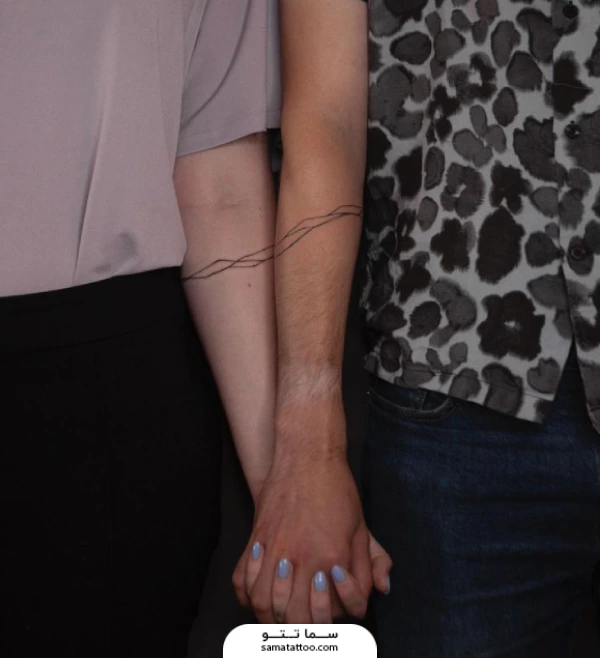 تتو مینیمال دو نفره