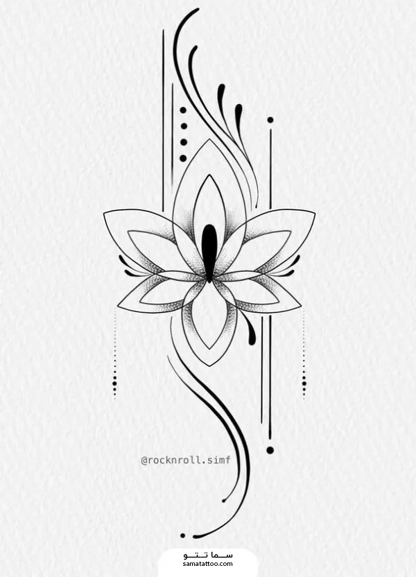 طرح هندسی تاتو