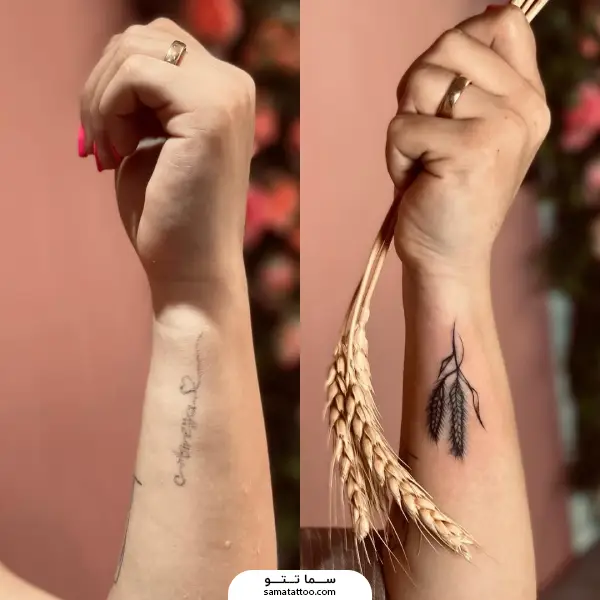 نمونه تتوهای کاور شده