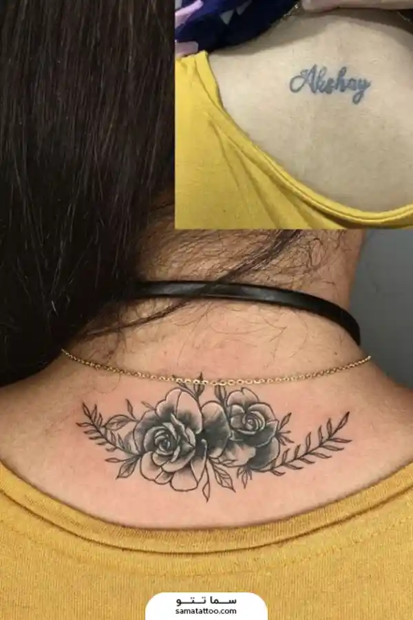 تتوی گل روی کمر