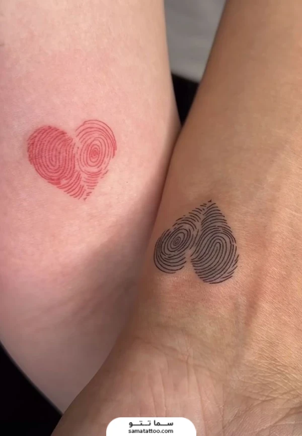 تاتو اثر انگشت پارتنر