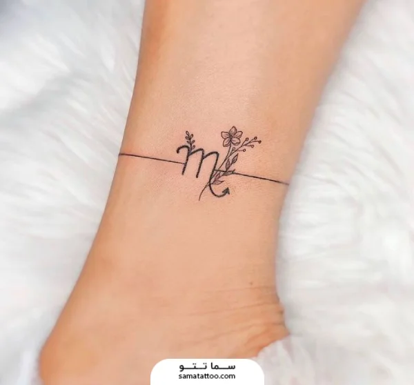 تاتو نماد ماه آبان