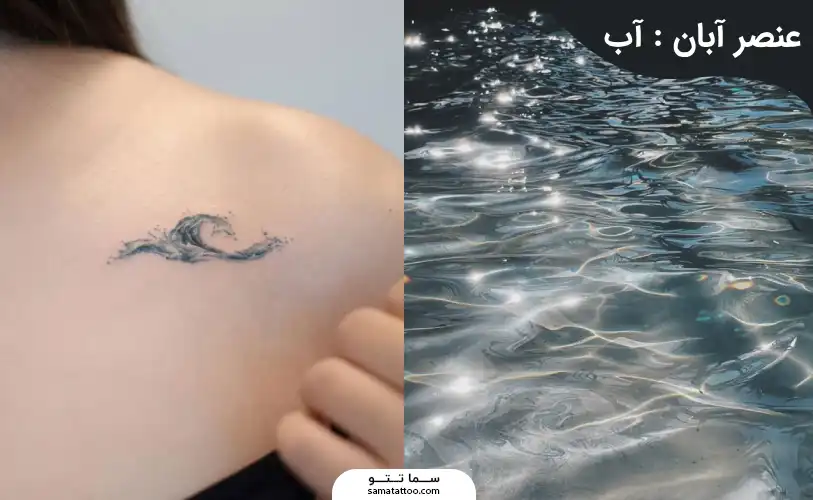 ایده تتو طرح آب